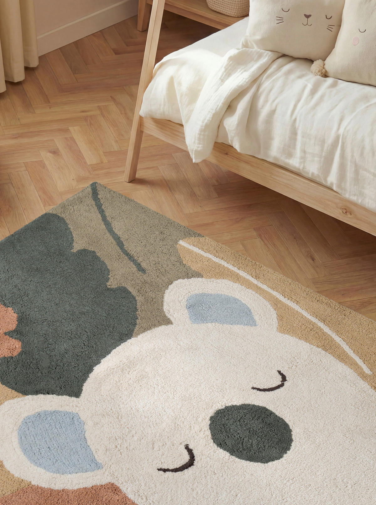 KINDERTEPPICH 140/200 cm Snuggle Rio Tier  - Dunkelgrün/Multicolor, Basics, Kunststoff/Textil (140/200cm) - Hanse Home