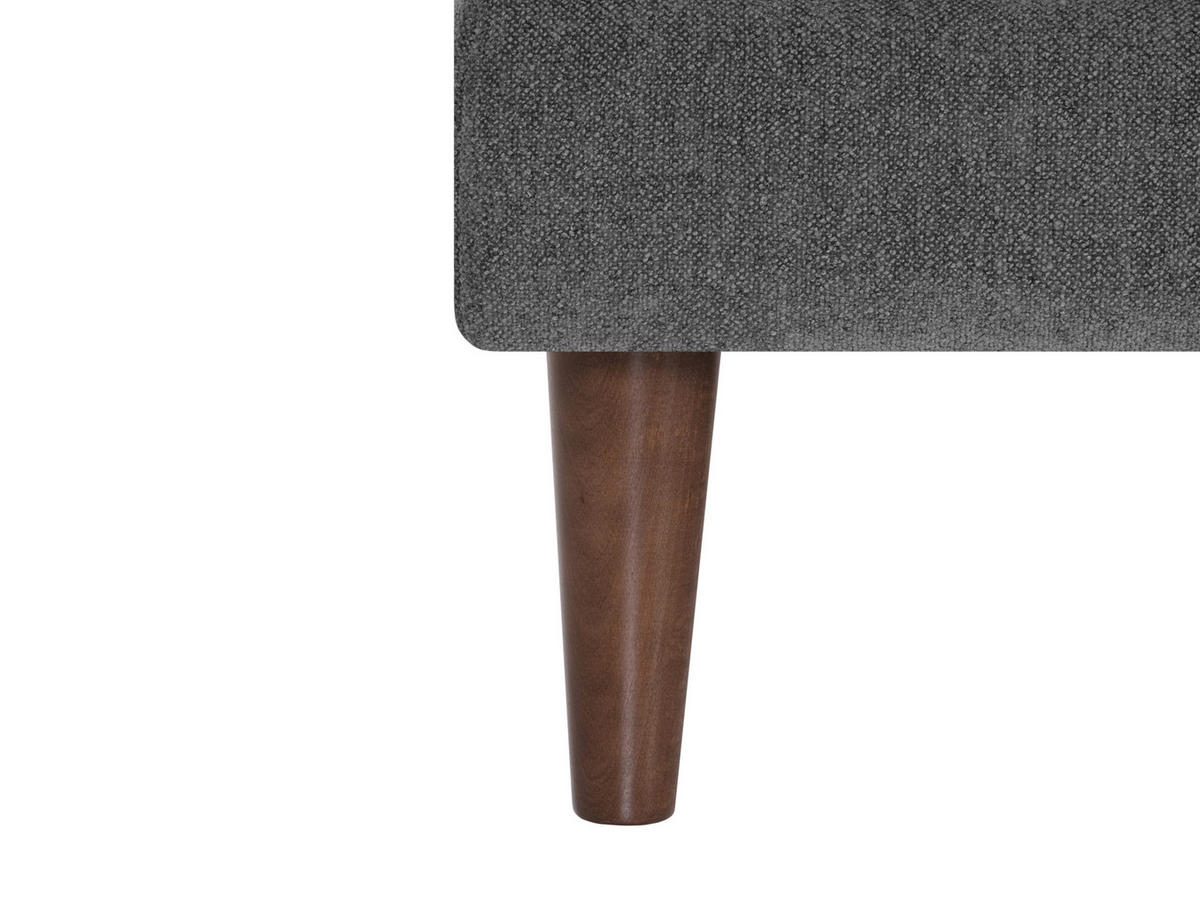 EINSITZER in Grau  - Dunkelbraun/Grau, Konventionell, Holz/Textil (96/82/97cm) - MID.YOU