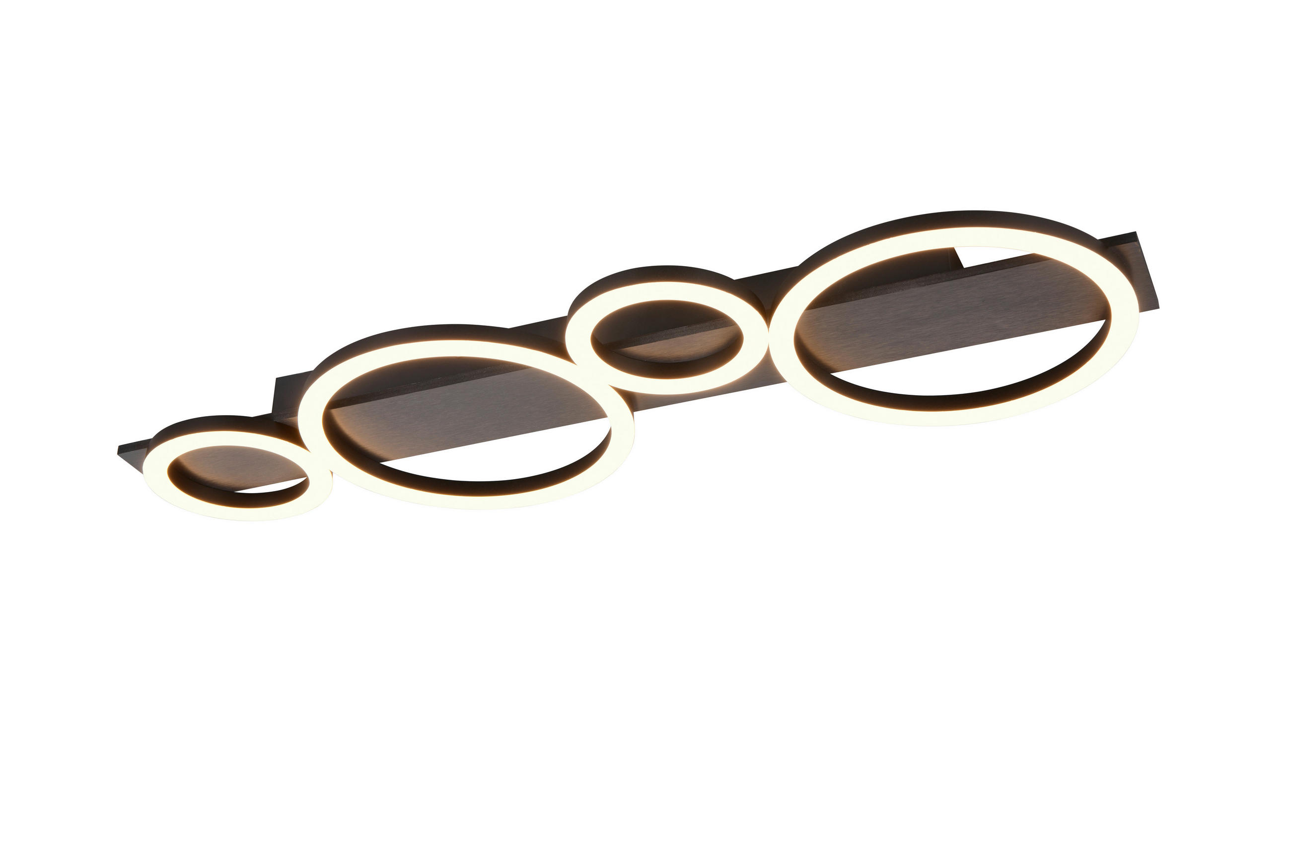 LED-DECKENLEUCHTE    72/5,5/23 cm  - Weiss/Alufarben, Design, Kunststoff/Metall (72/5,5/23cm) - Trio Leuchten