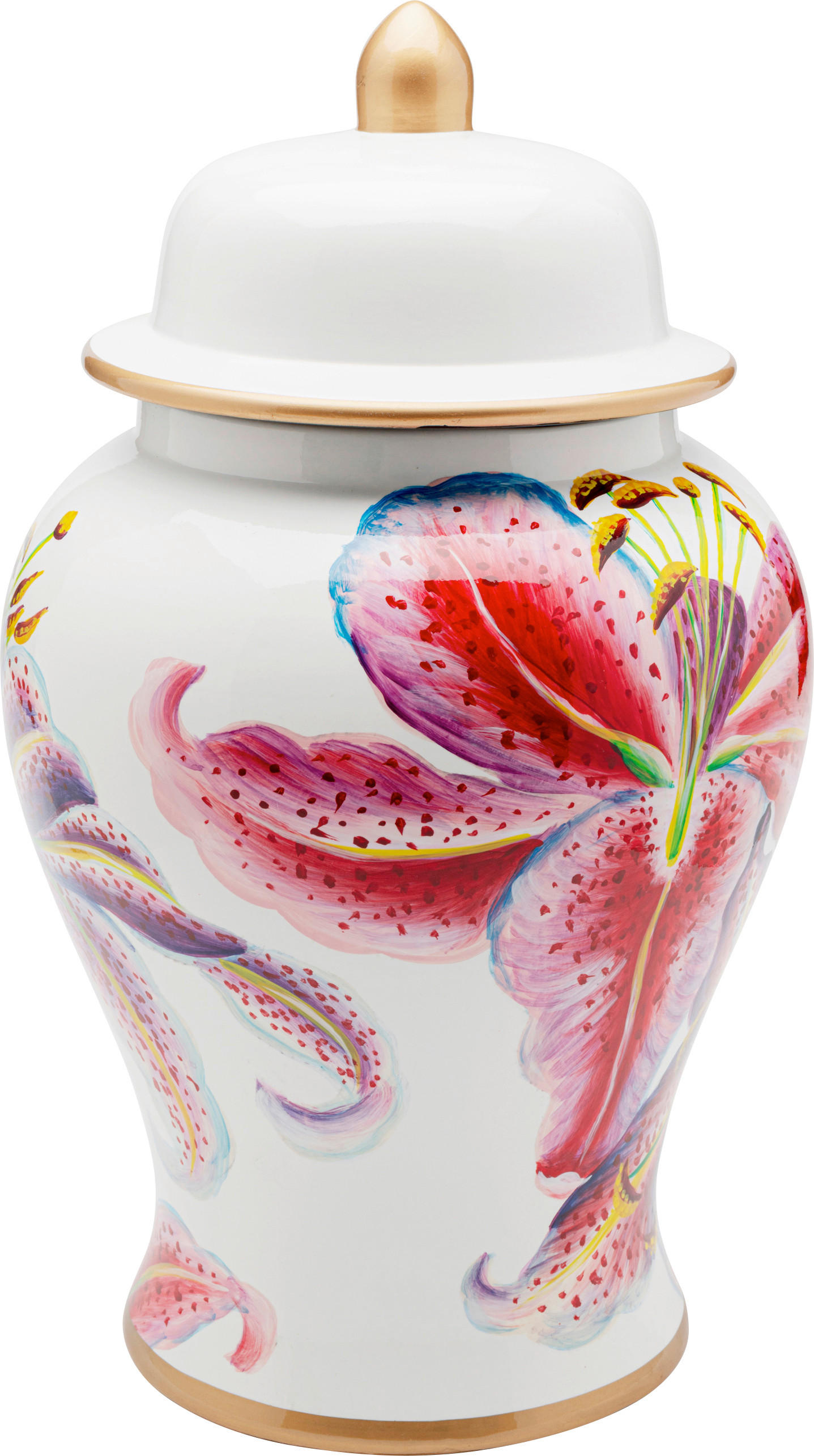 Kare-Design Dekodose Gelb, Lila, Rosa, Gold 26x42x26 cm