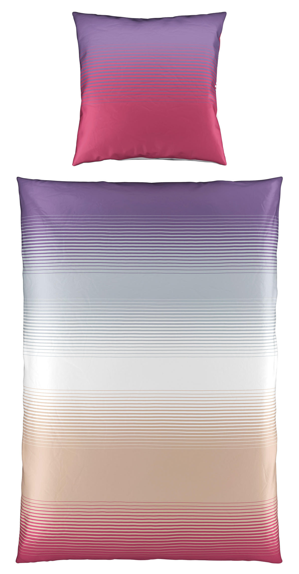 POVLEČENÍ, satén, růžová, 135/200 cm - růžová, Basics, textil (135/200cm) - Novel