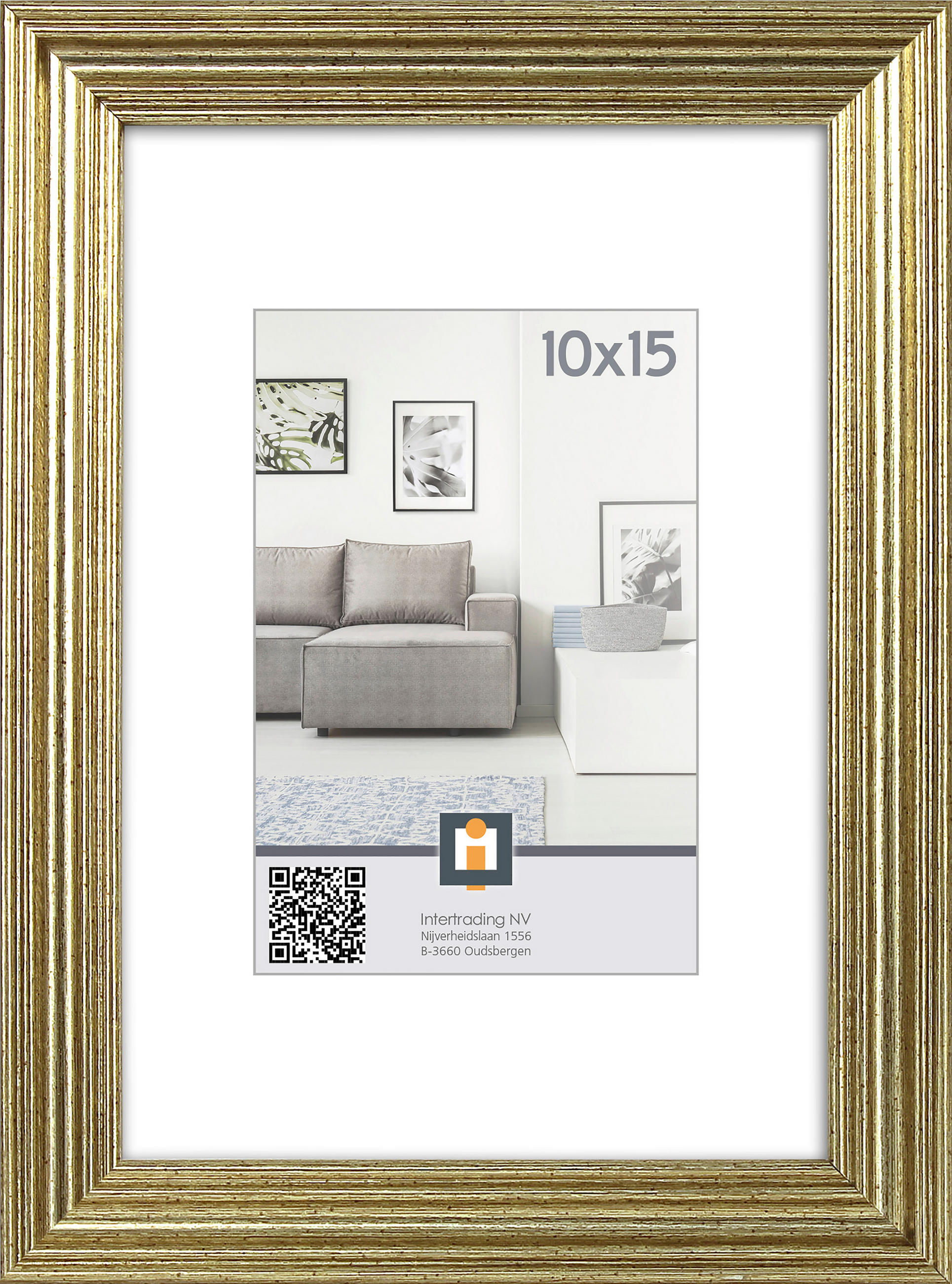 BILDERRAHMEN - Champagner, Basics, Glas/Kunststoff (12/17/1.2cm)