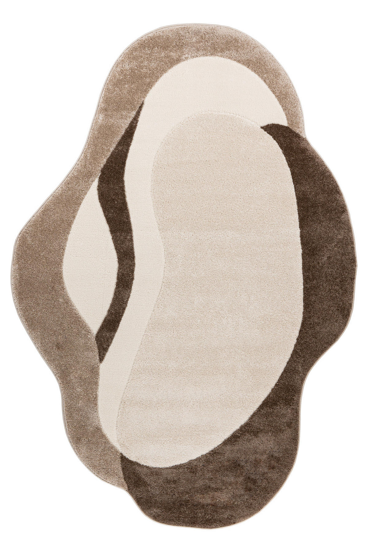 COVOR CU ȚESĂTURĂ PLATĂ My Frisco  - taupe, Basics, textil (160/230cm)