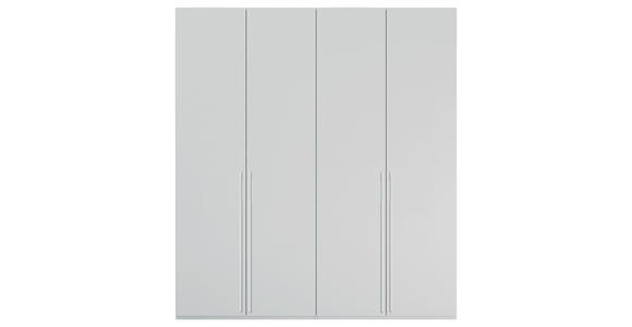 DREHTÜRENSCHRANK 201/235/60 cm 4-türig Grau - Grau, Trend, Holzwerkstoff/Metall (201/235/60cm) - Novel