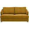 SCHLAFSOFA in Textil Currygelb  - Currygelb/Schwarz, Design, Textil/Metall (172/76-89/112-120cm) - Bali