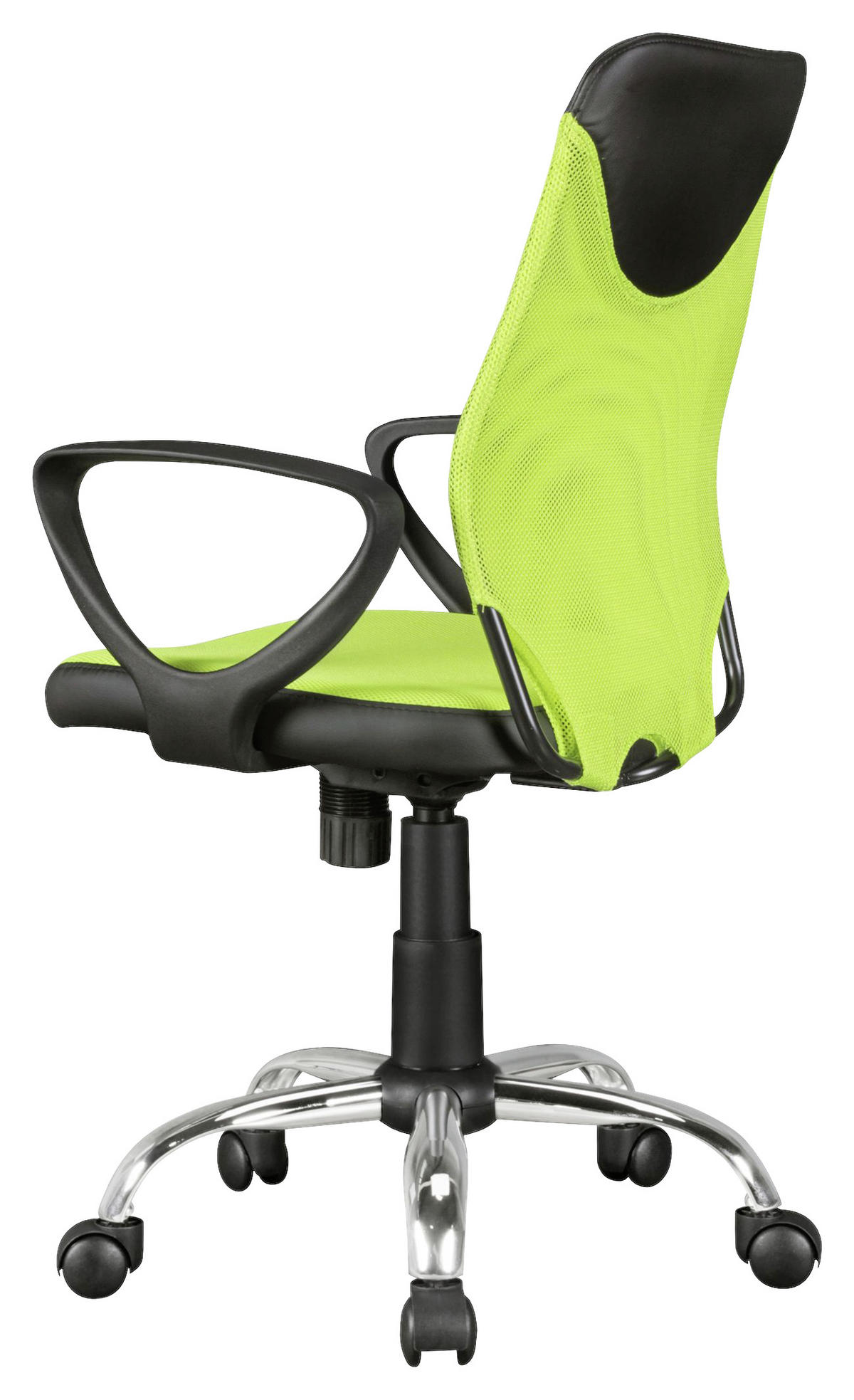 JUGENDDREHSTUHL - Chromfarben/Limette, Modern, Kunststoff/Metall (60/105/60cm) - MID.YOU