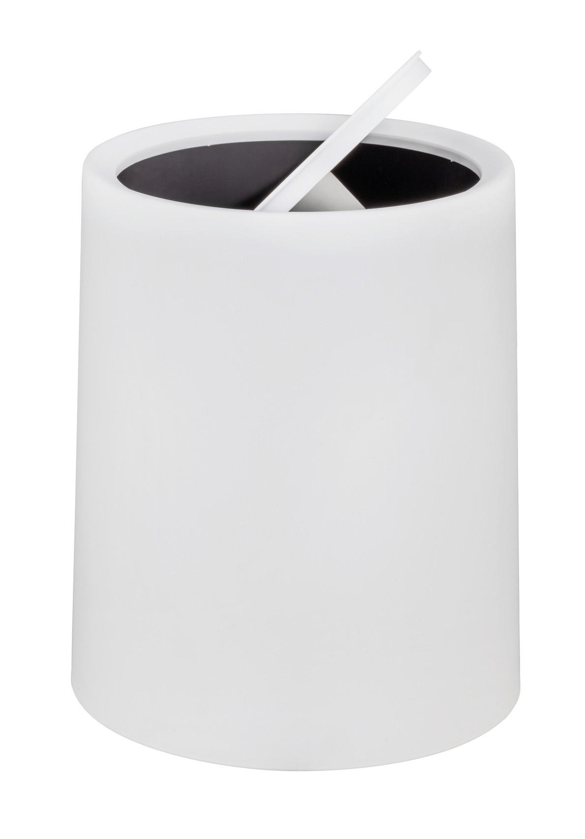 SCHWINGDECKELEIMER AGROPOLI 6 L  - Schwarz/Weiß, Basics, Kunststoff (21/25,5/21cm) - Wenko
