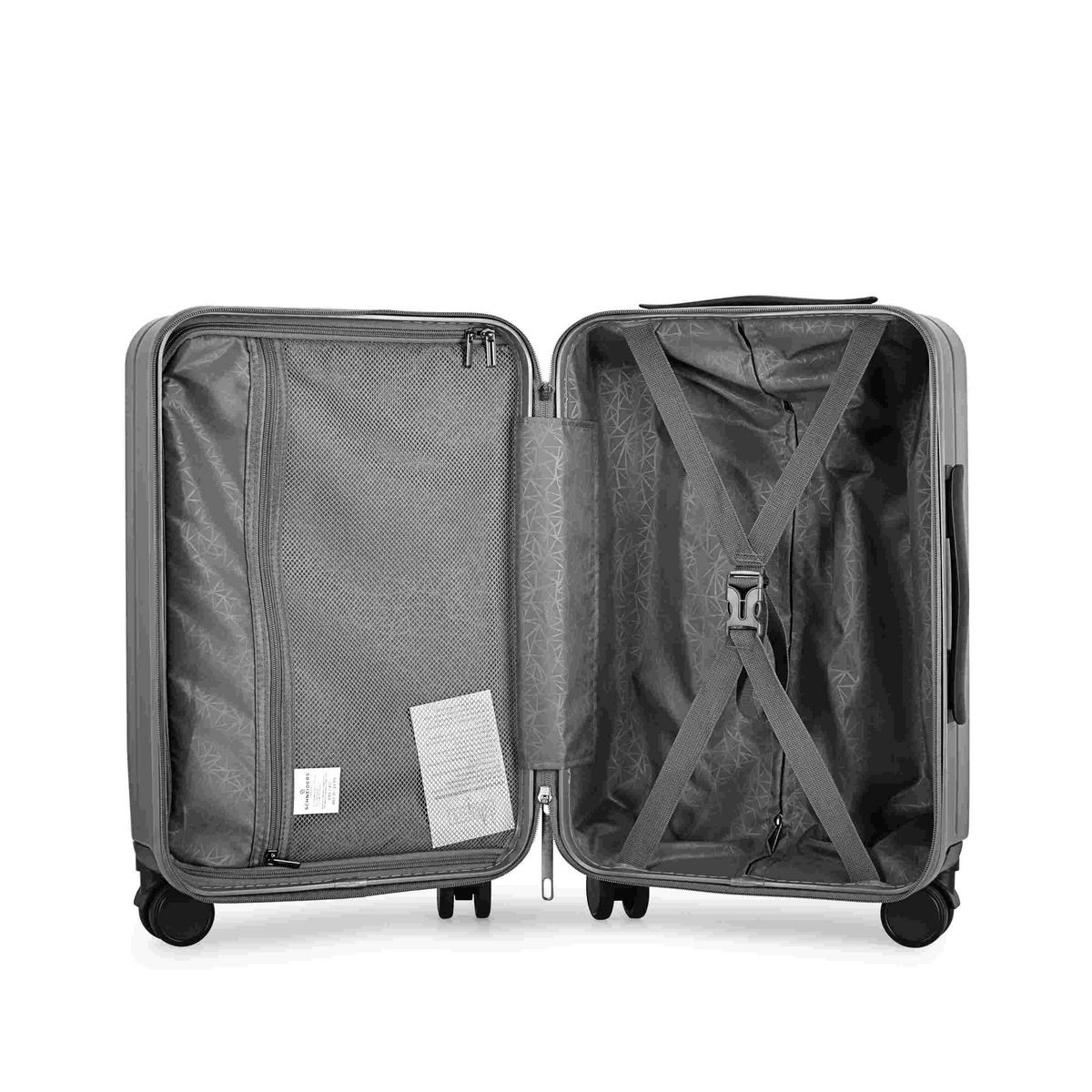 REISEKOFFER Anthrazit  - Anthrazit, Design, Kunststoff (36,5/54/25cm)