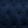 CHESTERFIELD-SOFA Webstoff Dunkelblau  - Wengefarben/Dunkelblau, LIFESTYLE, Holz/Textil (180/76,5/96cm) - Landscape