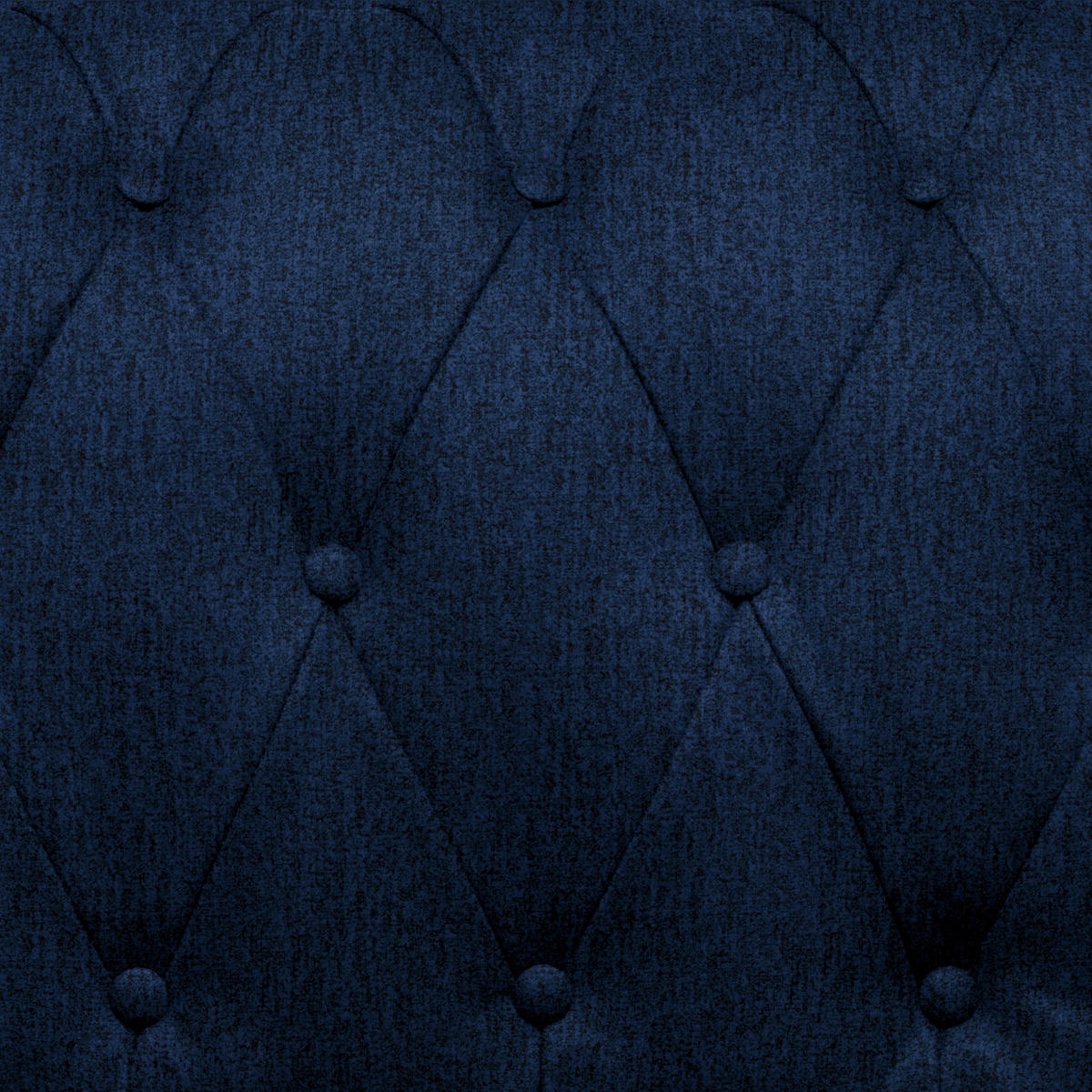 CHESTERFIELD-SOFA in Webstoff Dunkelblau  - Wengefarben/Dunkelblau, Lifestyle, Holz/Textil (206/76,5/96cm) - Landscape