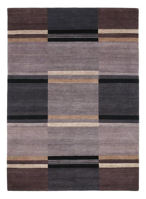 WOLLTEPPICH 170/240 cm Senstion Silk Soya Dunkelgrau  - Dunkelgrau, Basics, Textil (170/240cm) - Cazaris