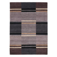 WOLLTEPPICH 140/200 cm Senstion Silk Soya Dunkelgrau  - Dunkelgrau, Basics, Textil (140/200cm) - Cazaris