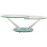COUCHTISCH in Metall, Glas 80-128/80/40 cm - Chromfarben, Design, Glas/Metall (80-128/80/40cm) COUCHTISCH in Metall, Glas 80-128/80/40 cm - Chromfarben, Design, Glas/Metall (80-128/80/40cm)