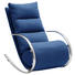 RELAXSESSEL in Metall, Textil, Holzwerkstoff Blau - Chromfarben/Blau, Design, Holzwerkstoff/Textil (67/111/102cm) - Xora RELAXSESSEL in Metall, Textil, Holzwerkstoff Blau - Chromfarben/Blau, Design, Holzwerkstoff/Textil (67/111/102cm) - Xora