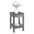BLUMENSÄULE in Holz 40/65/40 cm - Sheeshamfarben, LIFESTYLE, Holz (40/65/40cm) - Landscape BLUMENSÄULE in Holz 40/65/40 cm - Sheeshamfarben, LIFESTYLE, Holz (40/65/40cm) - Landscape
