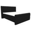 BOXSPRINGBETT 180/200 cm  in Schwarz  - Schwarz, Design, Textil/Metall (180/200cm) - Boxxx