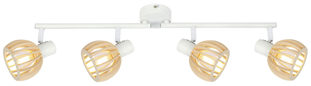 STRAHLER 76/18/10 cm   - Weiß, Basics, Metall (76/18/10cm)