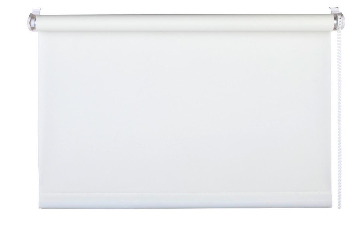 ROLLO  Verdunkelung  100/160 cm    - Weiß, Design, Kunststoff (100/160cm)