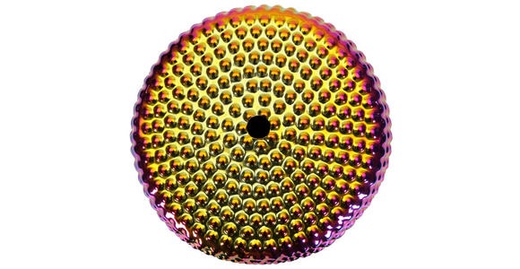 BEISTELLTISCH 33/33/45 cm Lila, Goldfarben, Pink  - Pink/Lila, Design, Keramik (33/33/45cm) - Landscape