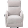 RELAXSESSEL Leinenoptik    - Schwarz/Naturfarben, Design, Textil/Metall (74/101/92cm) - Carryhome