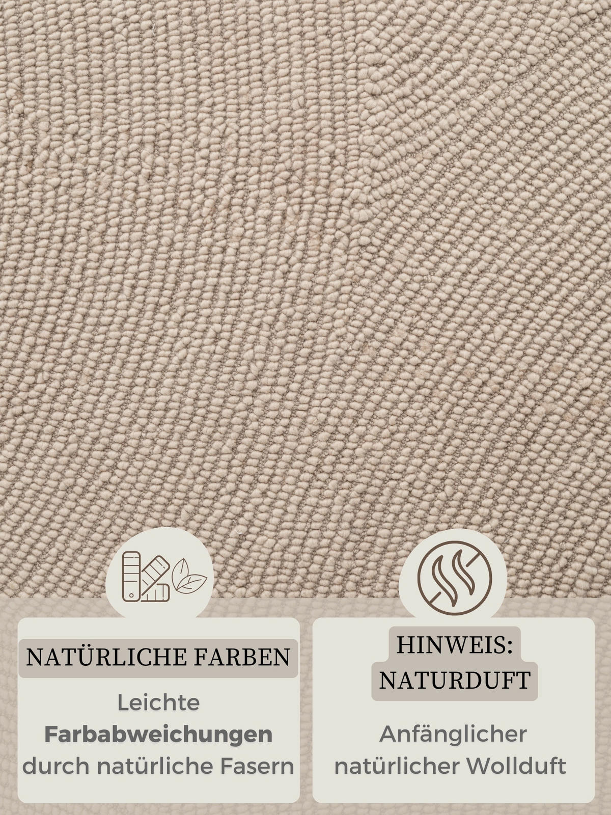 LÄUFER 80/300 cm Calmio  - Beige, Basics, Textil (80/300cm) - Hanse Home