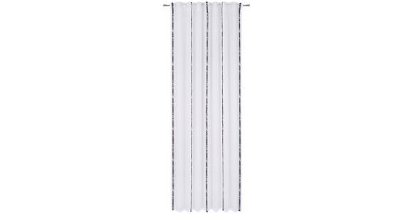 FERTIGVORHANG halbtransparent - Schwarz, Design, Textil (140/255cm) - Novel