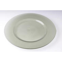 SERVIERPLATTE 33 cm  - Hellgrün, KONVENTIONELL, Glas (33cm) - Novel