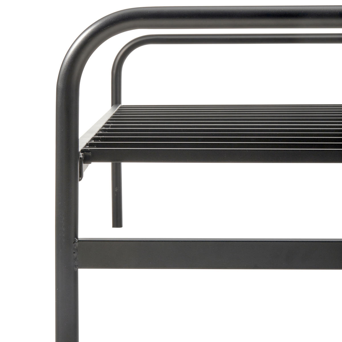 KLAPPBETT 90/200 cm Schwarz  - Schwarz, Basics, Metall (90/200cm) - MID.YOU