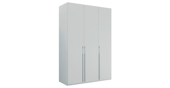 DREHTÜRENSCHRANK 151/235/60 cm 3-türig Grau - Grau, Trend, Holzwerkstoff/Metall (151/235/60cm) - Novel