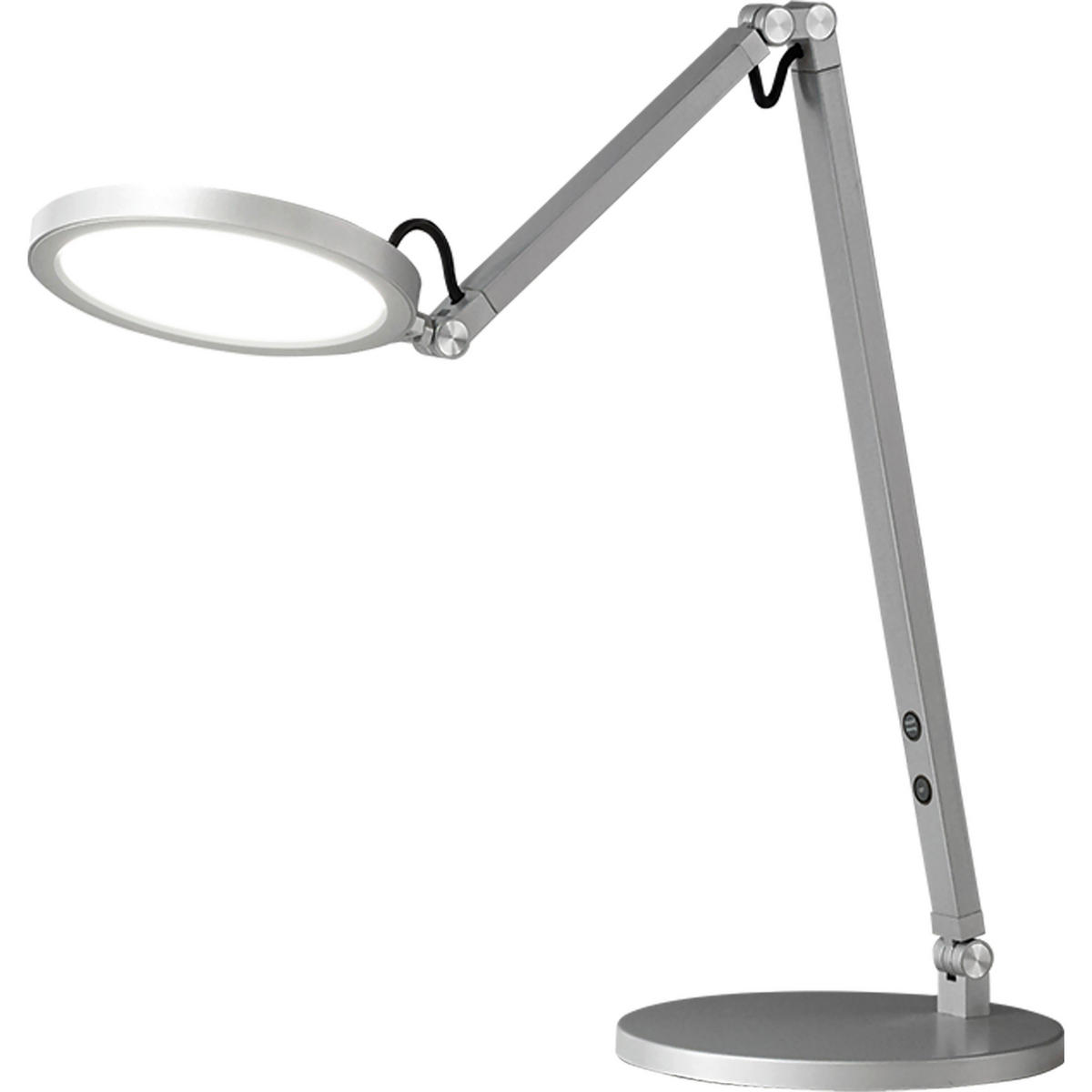 LED-SCHREIBTISCHLEUCHTE Regina 52/80 cm  - Alufarben, Basics, Metall (52/80cm) - Fabas Luce
