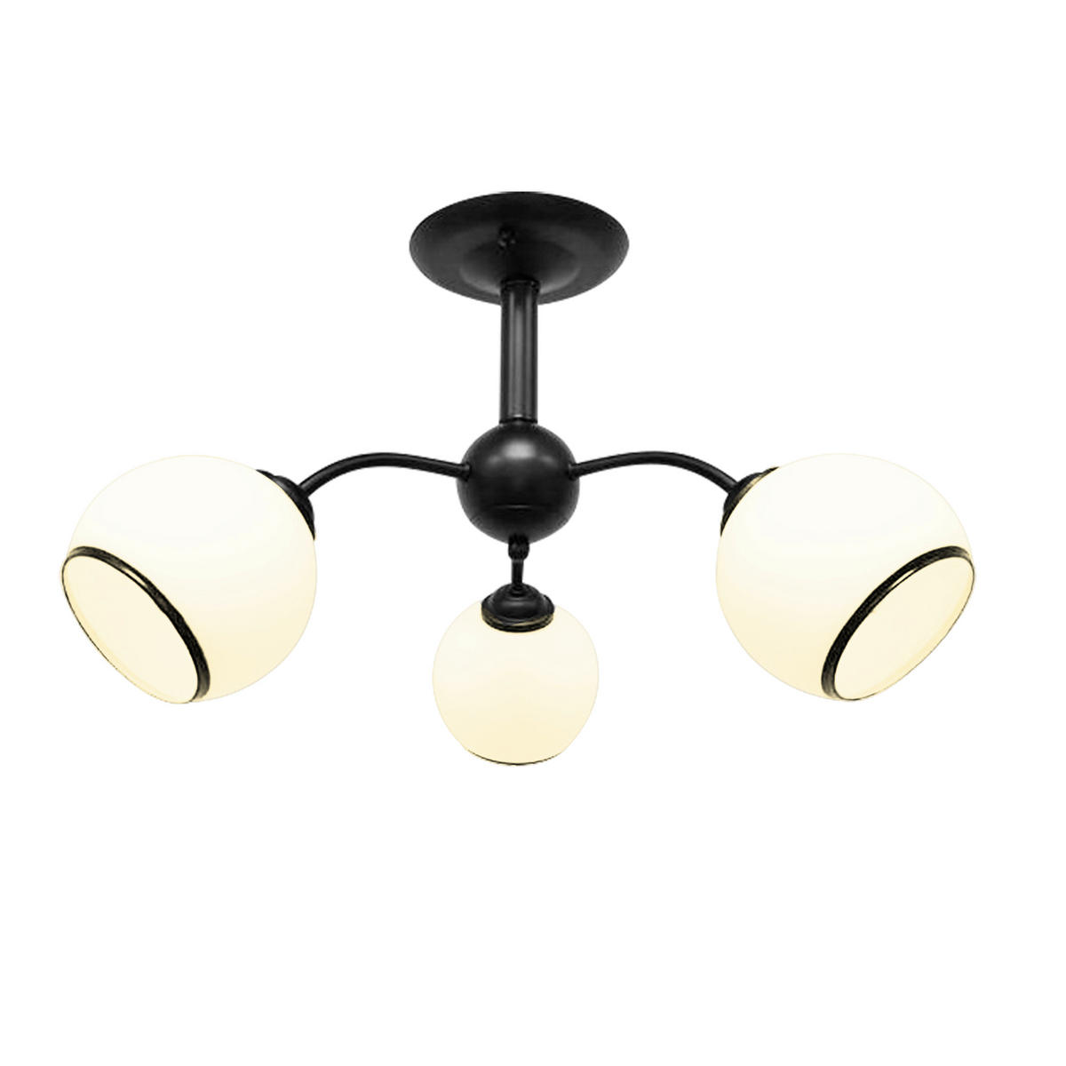 TAKLAMPA Marinen 56/30 cm  - vit/svart, Klassisk, metall (56/30cm)