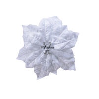 VÁNOČNÍ HVĚZDA 16 cm - bílá, Basics (16cm)