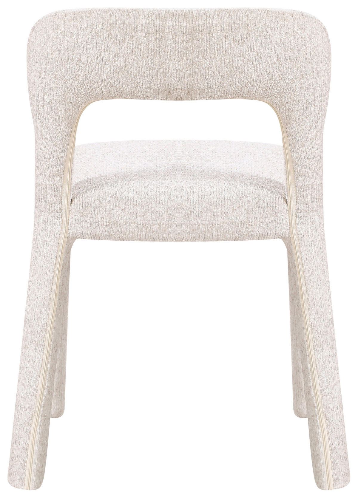 STUHL   Chenille  Beige  - Beige, MODERN, Textil/Metall (47/76/57cm) - Carryhome
