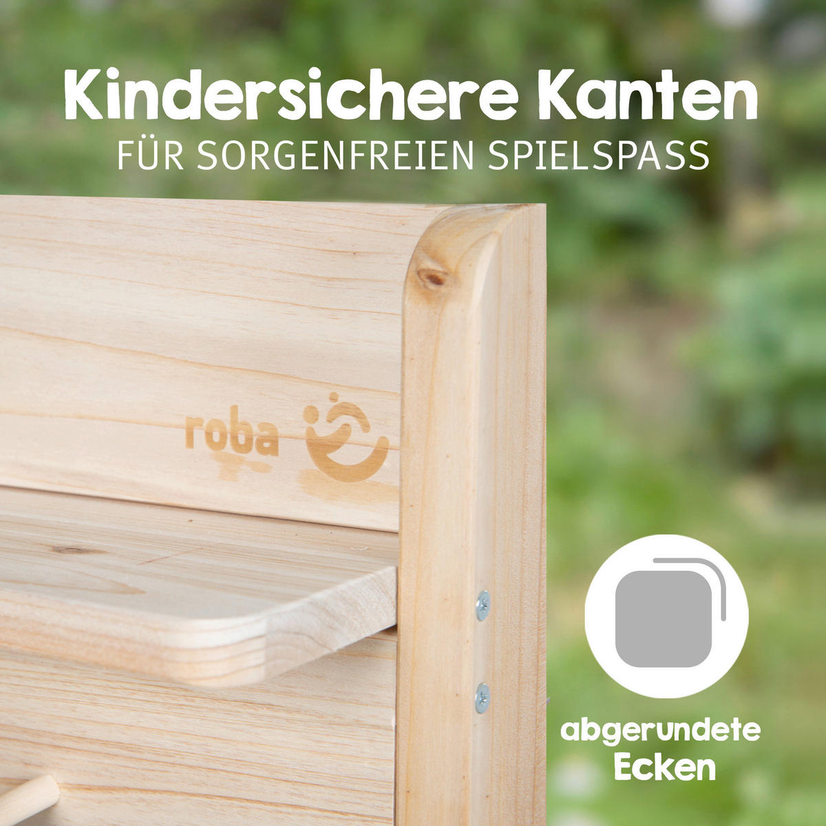 MATSCHKÜCHE  - Naturfarben, Basics, Holz/Kunststoff (89,5/88,5/35cm) - Roba