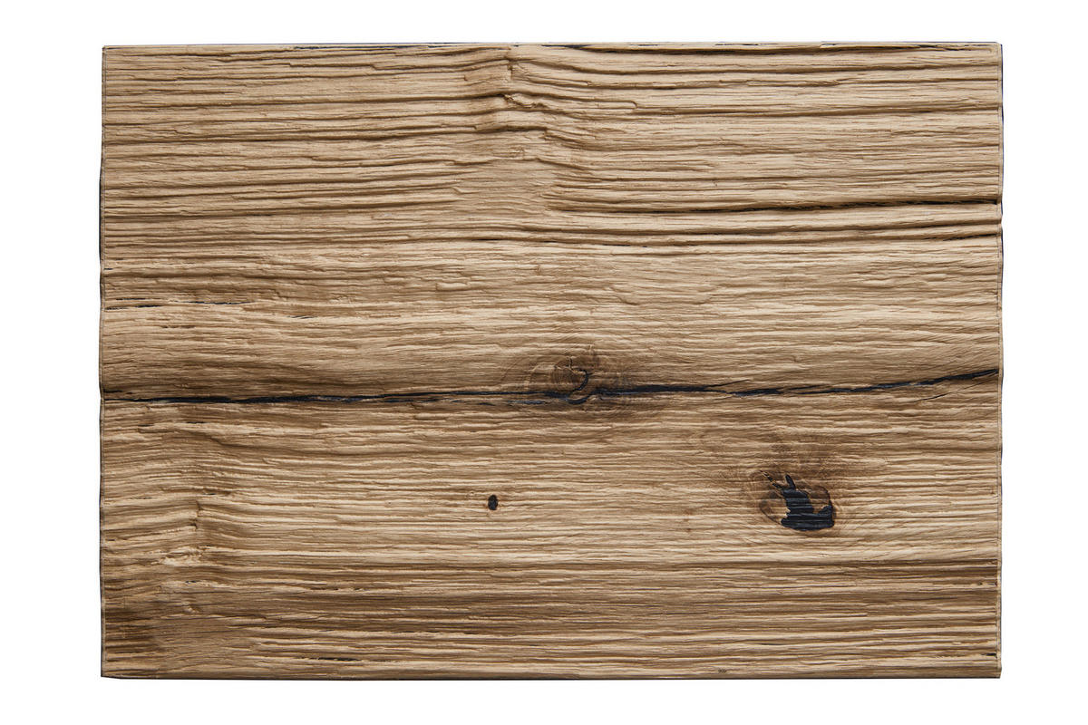 BETTANLAGE 180/200 cm  in Graphitfarben, Eichefarben   - Eichefarben/Graphitfarben, Konventionell, Holz/Metall (180/200cm) - Valdera