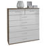 KOMMODE 91/103/40 cm - Chromfarben/Eichefarben, Design, Holzwerkstoff/Kunststoff (91/103/40cm) - Xora KOMMODE 91/103/40 cm - Chromfarben/Eichefarben, Design, Holzwerkstoff/Kunststoff (91/103/40cm) - Xora