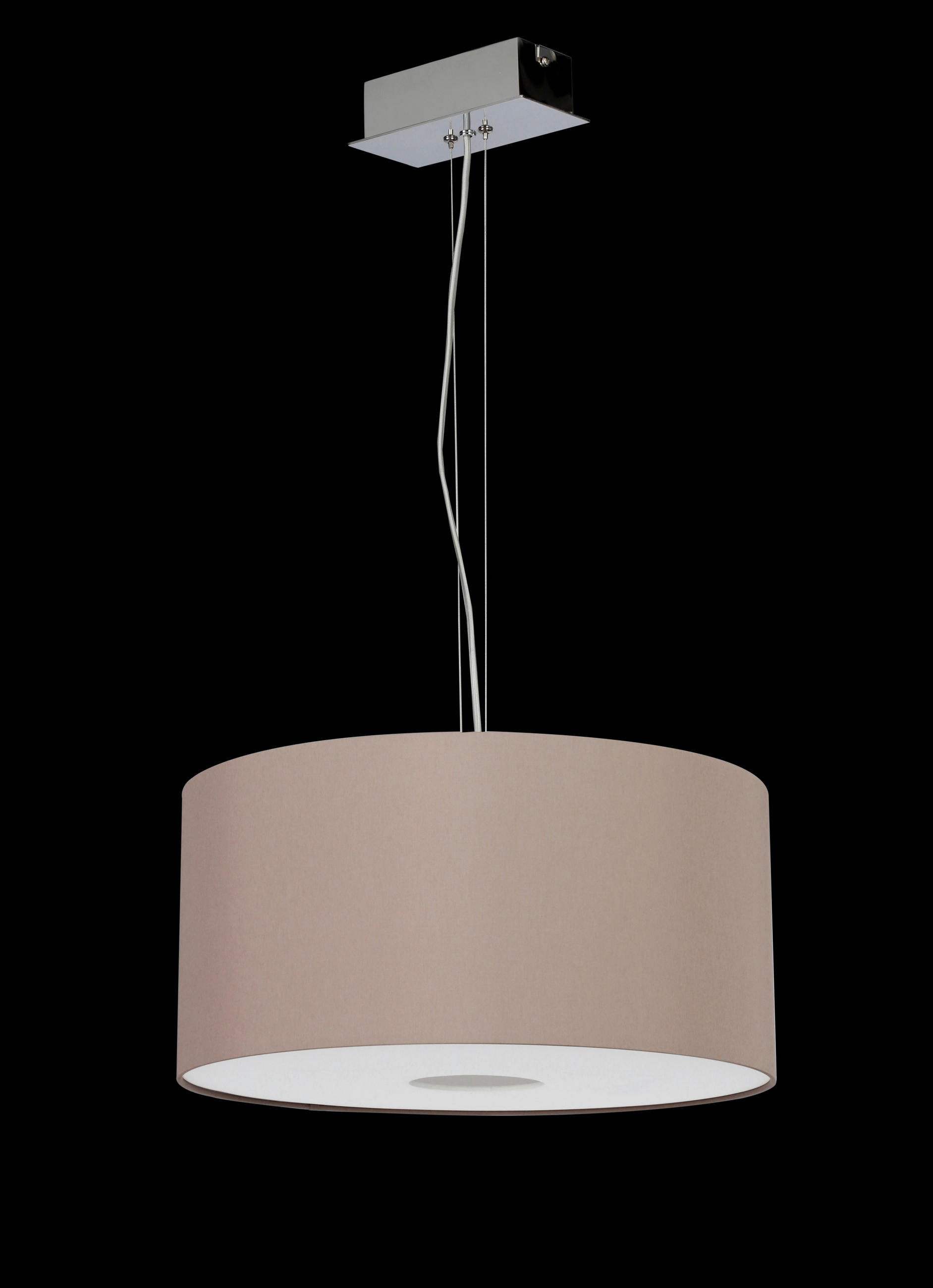 LED-HÄNGELEUCHTE 18/150 cm  - Silberfarben/Cappuccino, Basics, Kunststoff/Metall (18/150cm) - Joop!
