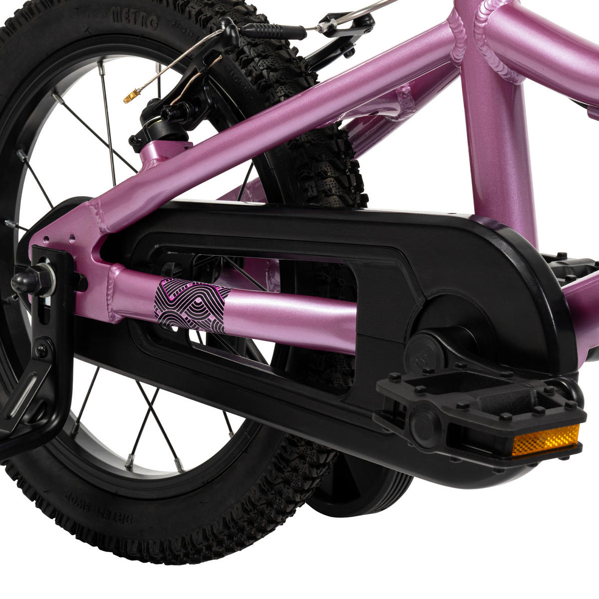 KINDERFAHRRAD 14 Zoll  - Pink, Basics, Metall (35/56/105cm)