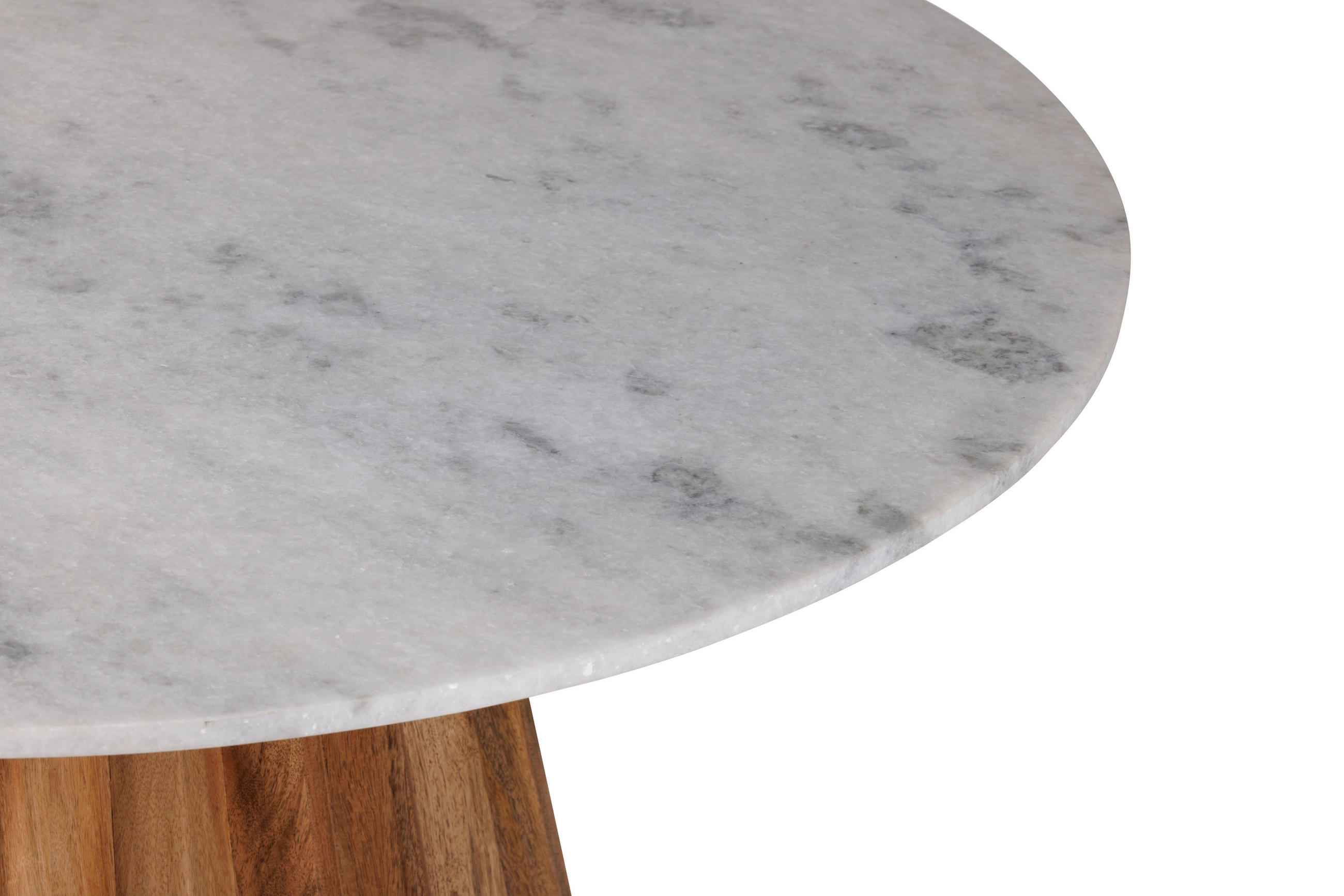 ESSTISCH in Holz, Stein 115/76/115 cm  - Naturfarben, MODERN, Holz/Stein (115/76/115cm) - Livetastic