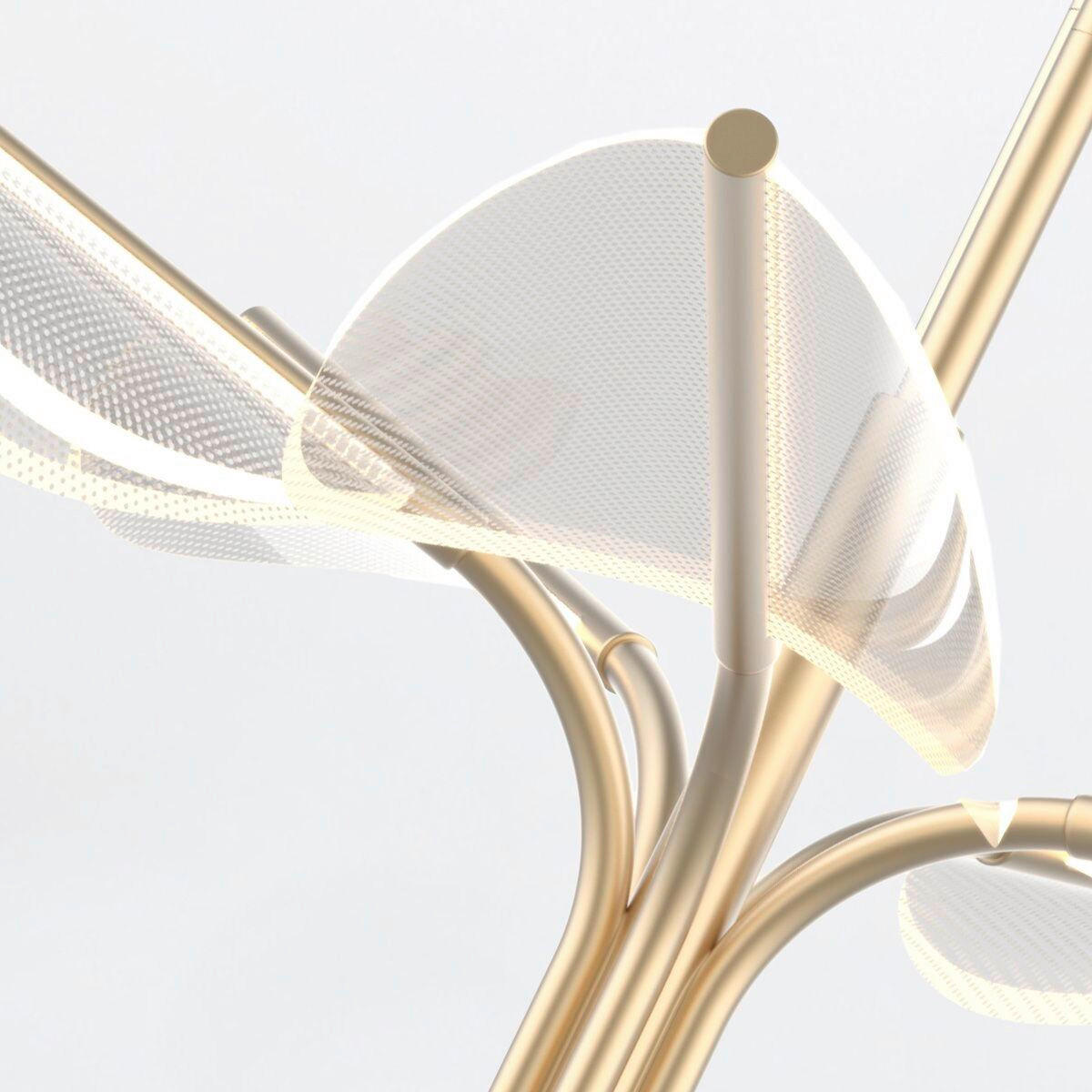 LED-KRONLEUCHTER Alora 21,3/78,7 cm   - Messingfarben, KONVENTIONELL, Kunststoff/Metall (21,3/78,7cm) - Elstead Lighting