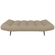 SCHLAFSOFA  in Mikrofaser Beige  - Beige/Schwarz, KONVENTIONELL, Holz/Textil (197/85/92cm) - Carryhome