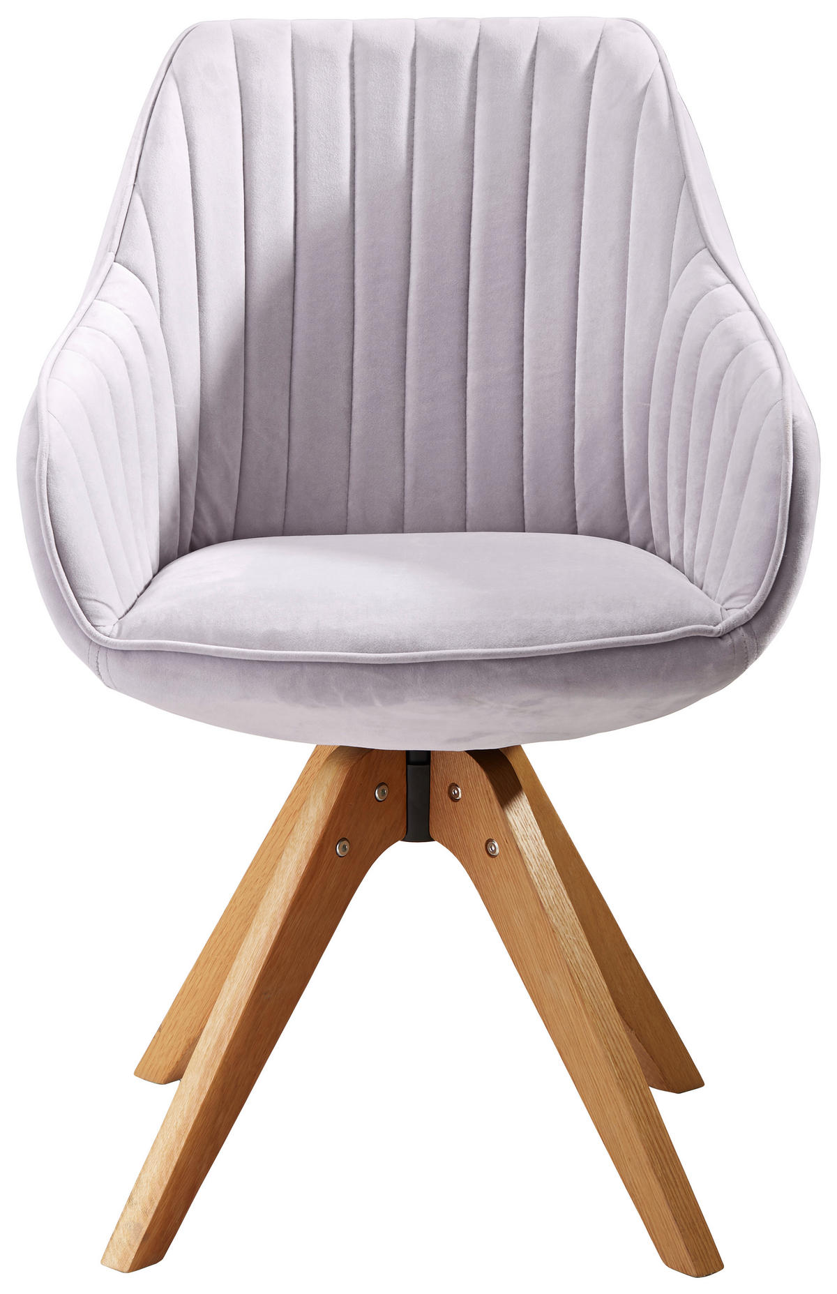 KAROSSZÉK világosszürke  - világosszürke/natúr színű, Design, textil/fa (60/83/65cm) - Hom`in