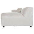 ECKSOFA Creme Chenille  - Creme/Schwarz, MODERN, Kunststoff/Textil (178/337cm) - Carryhome