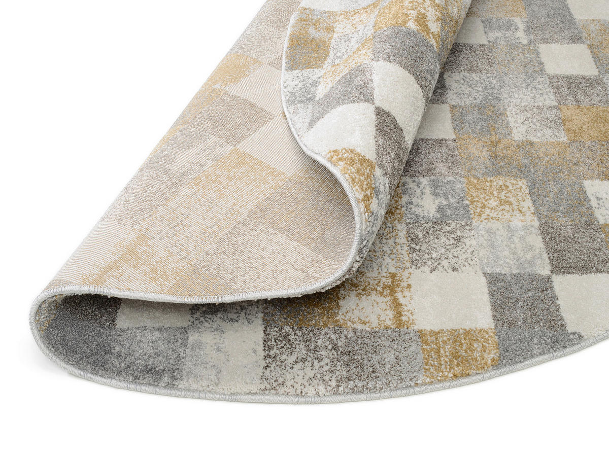 WEBTEPPICH 160/160 cm Grau  - Grau, Design, Textil (160/160cm) - Novel