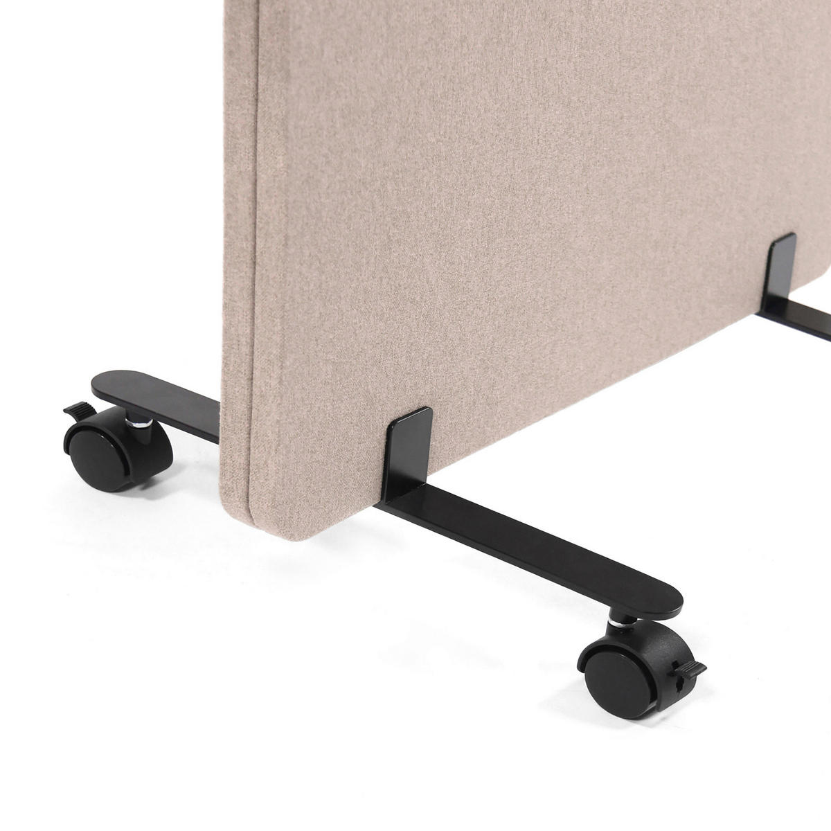 MELLANVÄGG  i metall, plast, textil  taupe  - taupe, Basics, metall/textil (60/177/35cm) - MID.YOU