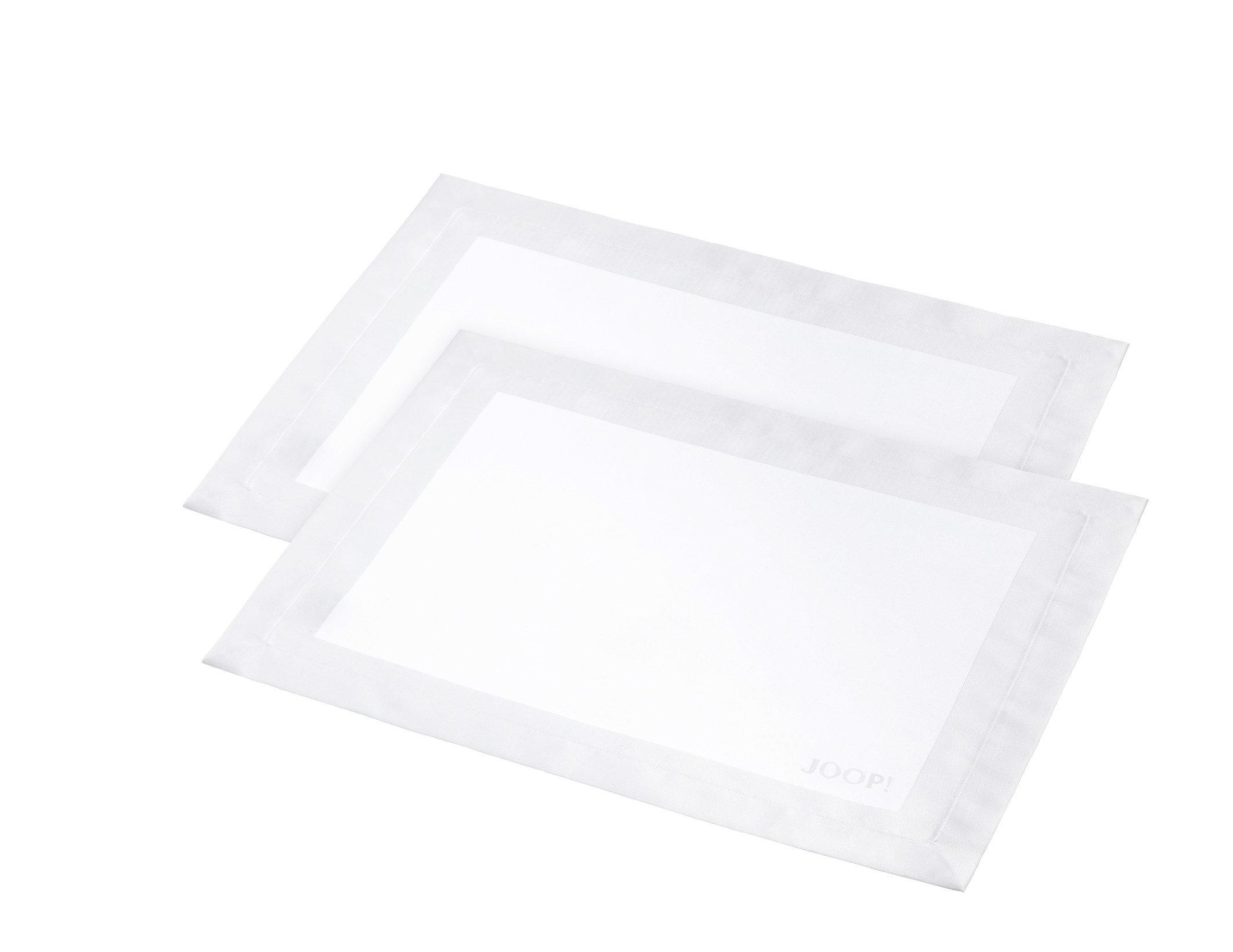 TISCHSET 2ER-SET Textil Weiß 36/48 cm - Weiß, Design, Textil (36/48cm) - Joop!