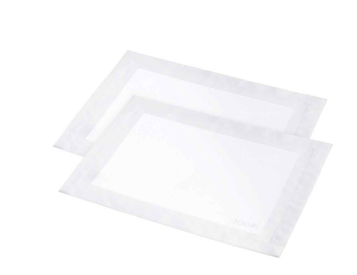 PROSTÍRÁNÍ, bavlna, 36/48 cm - bílá, Design, textil (36/48cm) - Joop!