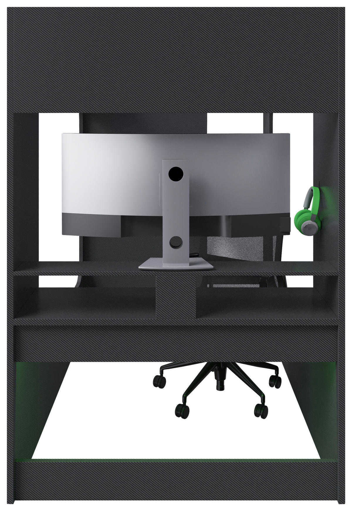 HOCHBETT 120/200 cm Schwarz Schwarz  - Schwarz, MODERN, Holz/Holzwerkstoff (120/200cm) - Minecraft