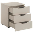 NACHTSCHRANK 45/51/40 cm  - Kaschmir/Schwarz, Basics, Holzwerkstoff/Kunststoff (45/51/40cm) - Carryhome