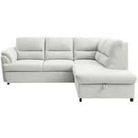 ECKSOFA Ecru  - Ecru/Greige, Basics, Holz/Textil (240/200cm) - MID.YOU
